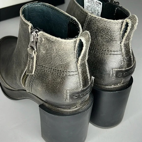 NEW! Sorel Blake Quarry Chunky Heeled Waterproof Distressed Boots Size 6… - Picture 7 of 16